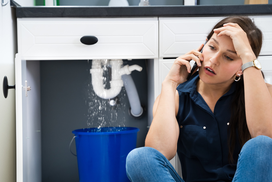 Sink Pipe water leak