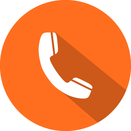 Orange Phone Icon